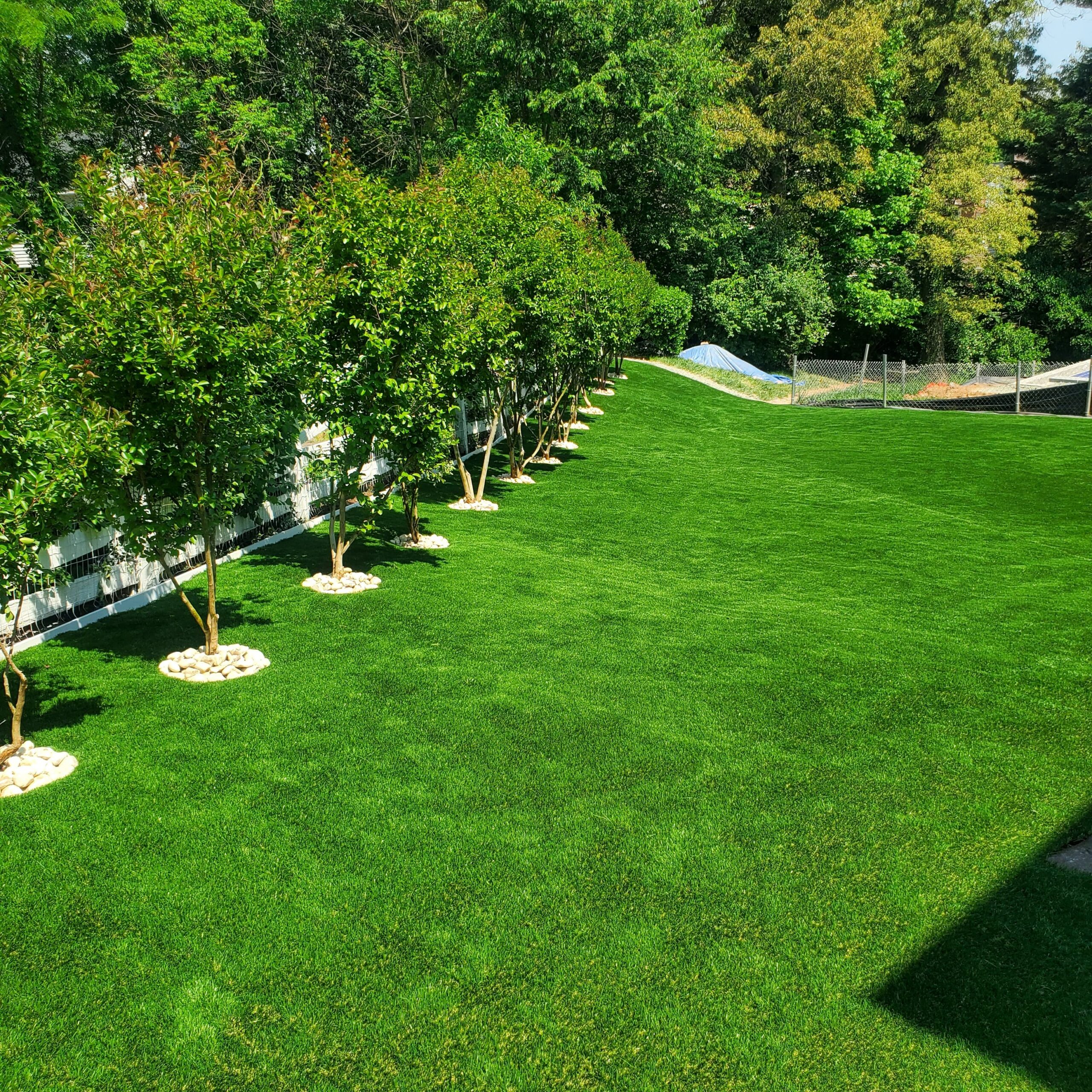 Large Artificial Turf Lawn in Great Falls, VA